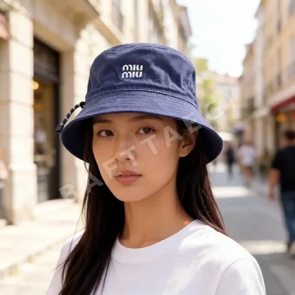 미우미우 캔버스 버킷햇 185853