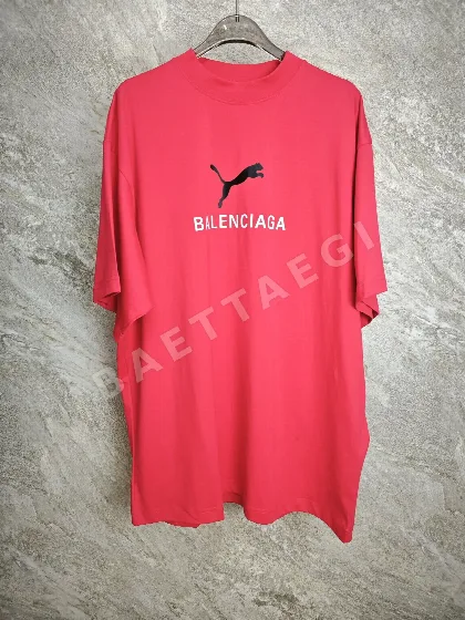 발렌시아가 BLCG 콜라보 남성 반팔 셔츠 P160