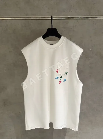 크롬하츠 남성 크루넥 민소매 티셔츠 113284
