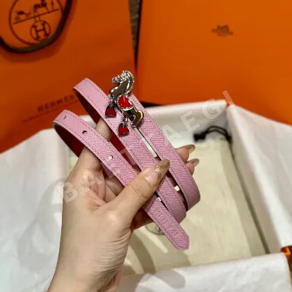 에르메스 포니 버클 가죽 양면 벨트 175241