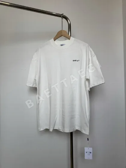 오프화이트 클래식 프린트 남성 반팔 티셔츠 87076
