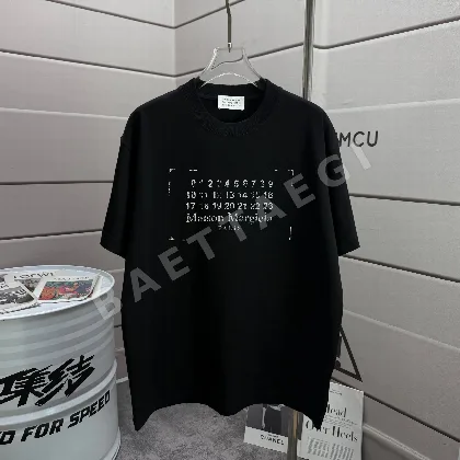 마르지엘라 프린트 크루넥 루즈핏 반팔 티셔츠 88737