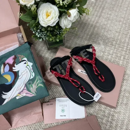 미우미우 리비에르 플립플롭 샌들 94099