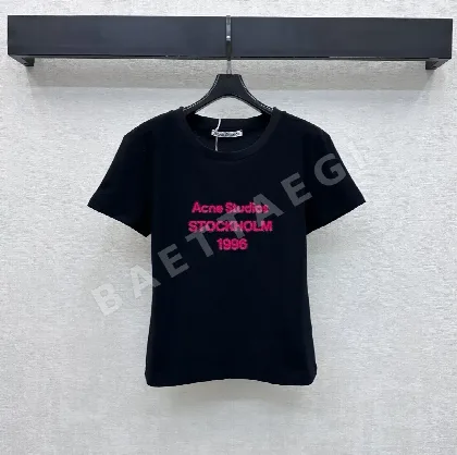 디올 여성 크루넥 레터 로고 반팔 티셔츠 51598