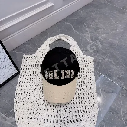 셀린느 네이비 코튼 캡 83162