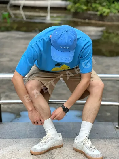발렌시아가 컬러풀 면 야구모자 81745