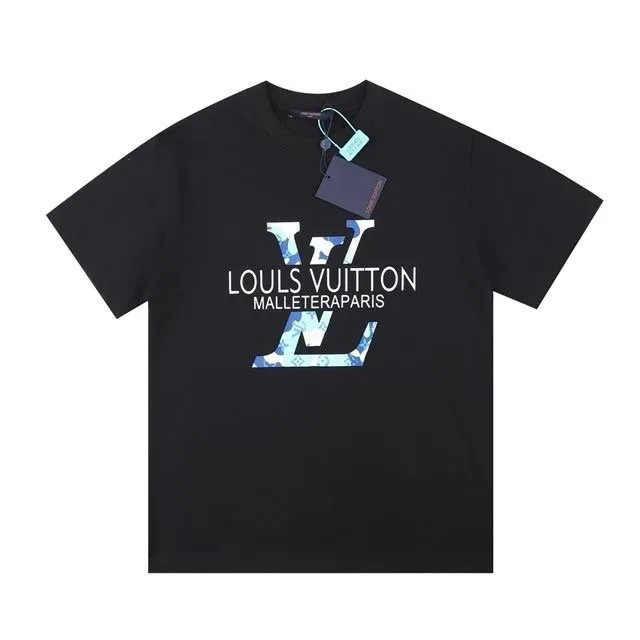 루*비통 블루 컬렉션 LV 반팔티 이미지 6