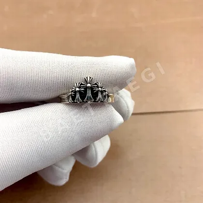 크롬하츠 크로스 실버 반지 63016