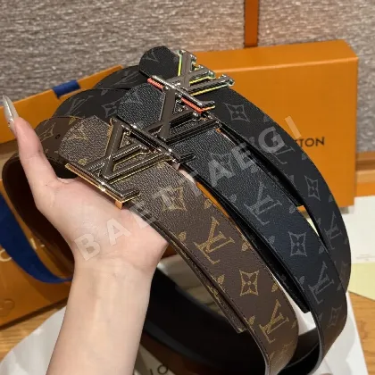 루이비통 모노그램 캔버스 가죽 리버시블 벨트 40mm 172639