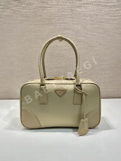 프라다 리사이클 나일론 더블 핸들 핸드백 1BB115