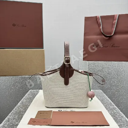 로로피아나 캔버스 핸들 숄더백 128891