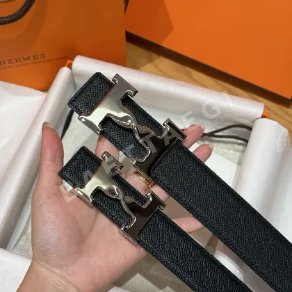 에르메스 리버시블 메탈 버클 남성용 벨트 175683