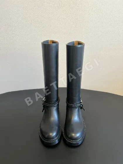 보테가베네타 우븐 레더 하이탑 라이딩 부츠 9873
