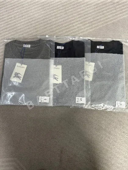 버버리 코튼 크루넥 반팔 티셔츠