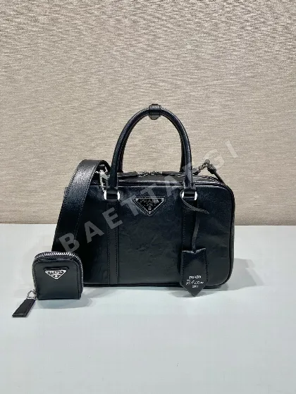 프라다 램스킨 보스턴 숄더백 1BB092