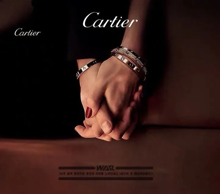 [C*RTIER] LOVE 클래식 브레이슬릿 (원터치) 이미지 4