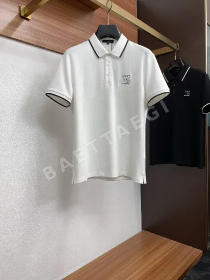 루이비통 클래식 라펠 반팔 폴로셔츠 148338