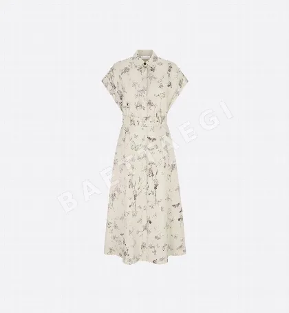디올 프린트 반팔 원피스 51485