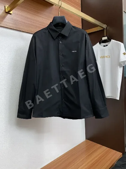 프라다 남성 비즈니스 캐주얼 긴팔 셔츠 156672
