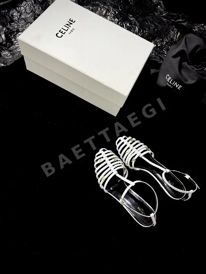 셀린느 케이지 스틸레토 샌들 95886