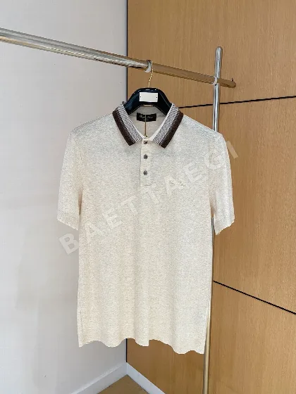 로로피아나 남성 린넨 반팔 티셔츠 114626