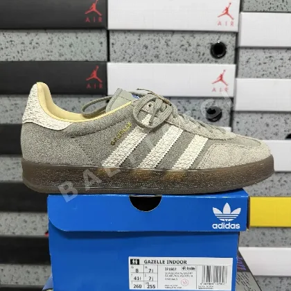 아디다스 [GOD] 가젤 인도어 IF1807 200660 Adidas Gazelle Indoor Dark Grey White