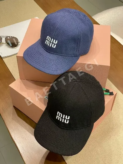 미우미우 드로스트링 베이스볼 캡 80866