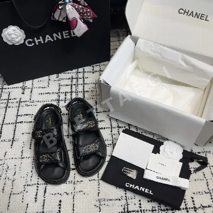 샤넬 더블 C 벨크로 비치 슈즈 94921