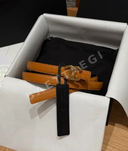 샤넬 더블 C 버클 양면 가죽 벨트 177372