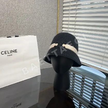 셀린느 와플 니트 버킷햇 83086