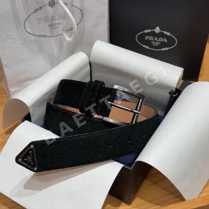 프라다 스웨이드 남성용 벨트 179390