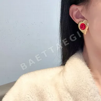 생로랑 사각 원형 디자인 귀걸이 65508