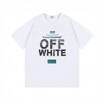 오프화이트 뉴 루즈핏 반팔 티셔츠 87313