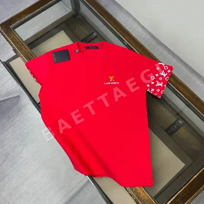 루이비통 유니섹스 라운드넥 반팔 티셔츠 48988