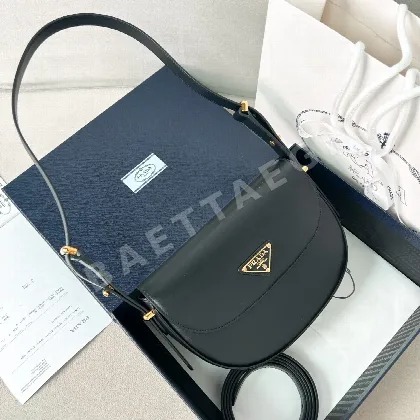 프라다 카프스킨 덤플링 숄더백 1BD365 128439
