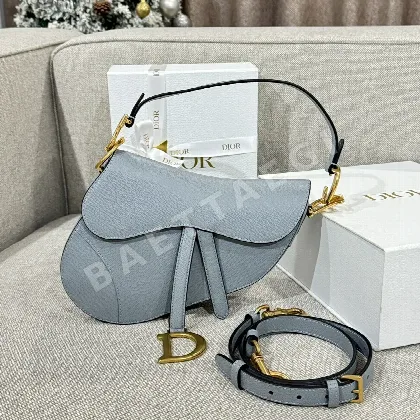 디올 대형 말굽 25 블루 가방 16654