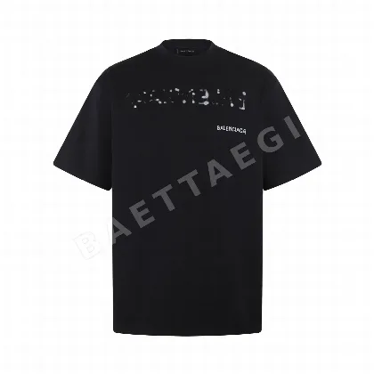 발렌시아가 브라 레터 남성 반팔 티셔츠 49126