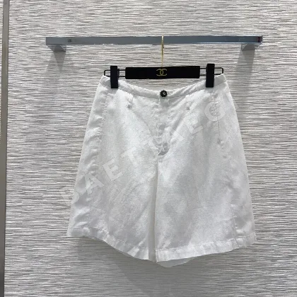 샤넬 린넨 미들 길이 반바지 여성 바지 103643