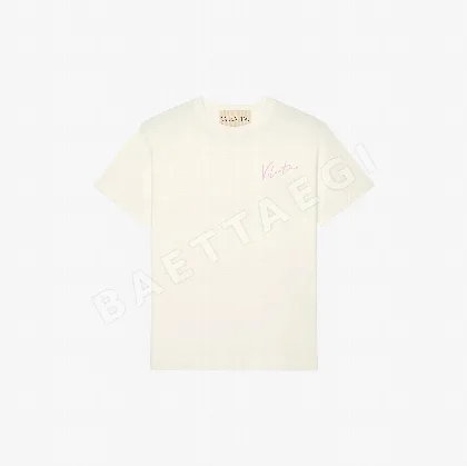 발렌티노 그래피티 로고 여성 반팔 티셔츠 87889