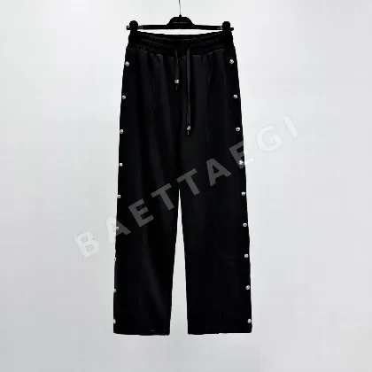 크롬하츠 남성 사이드 버튼 면 팬츠 114144