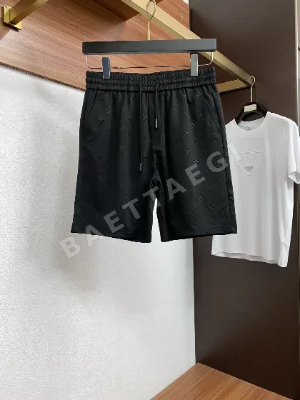 루이비통 코튼 스트레치 남성 반바지 135485