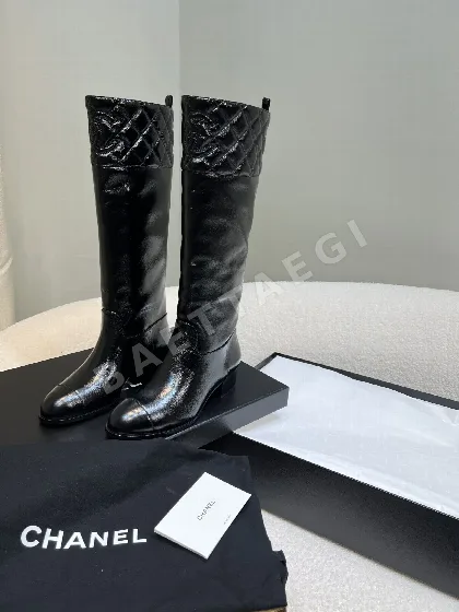 샤넬 퀼팅 라이딩 부츠 94408