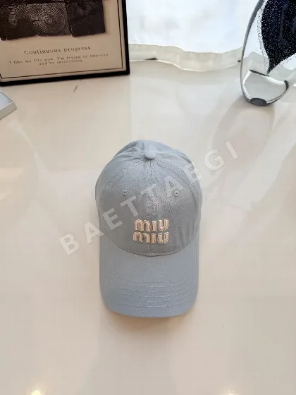 미우미우 컬러풀 코튼 베이스볼 캡 80790