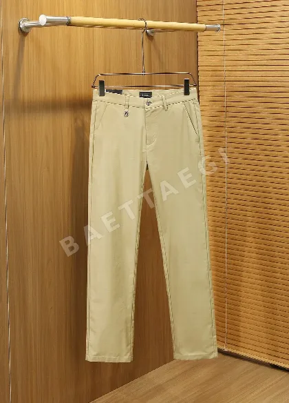 제냐 남성 린넨 수트 바지