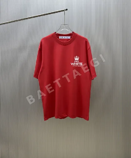 오프화이트 남성 반팔 87105