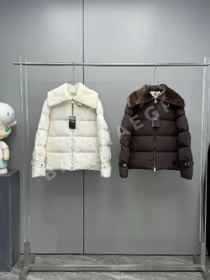 펜디 더블 F 안감 다이아몬드 퀼팅 여성 패딩 재킷 188630