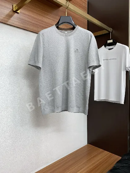 로로피아나 남성 크루넥 반팔 티셔츠 48053