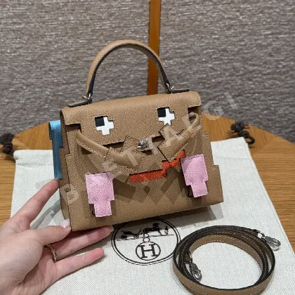 에르메스 켈리돌백 밀크티 가죽 가방 18441