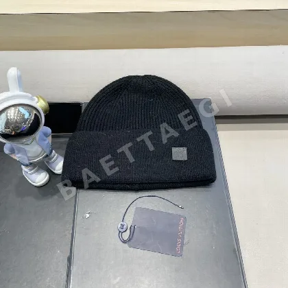 루이비통 울 자수 비니 모자 186092