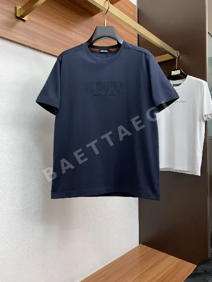 제냐 라운드넥 남성 반팔 티셔츠